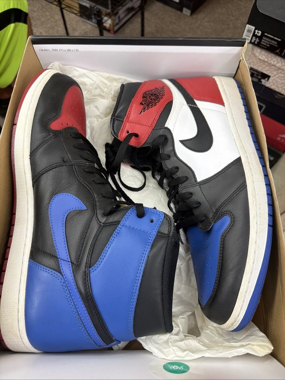 Size 15 - Jordan 1 Retro High OG Top 3 2016 555088-026 Replacement Box BB